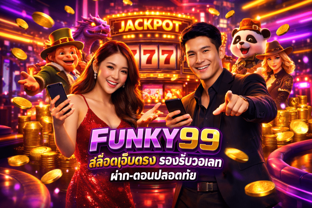 FUNKY99 สล็อตเว็บตรง รองรับวอเลท ฝาก-ถอนปลอดภัย